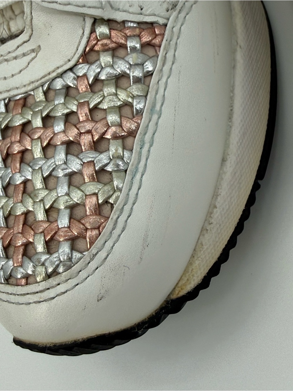 Michael Kors Georgie Trainer Metallic
Woven Leather Rose Gold Shoes US 8
Women - Picture 16 of 16